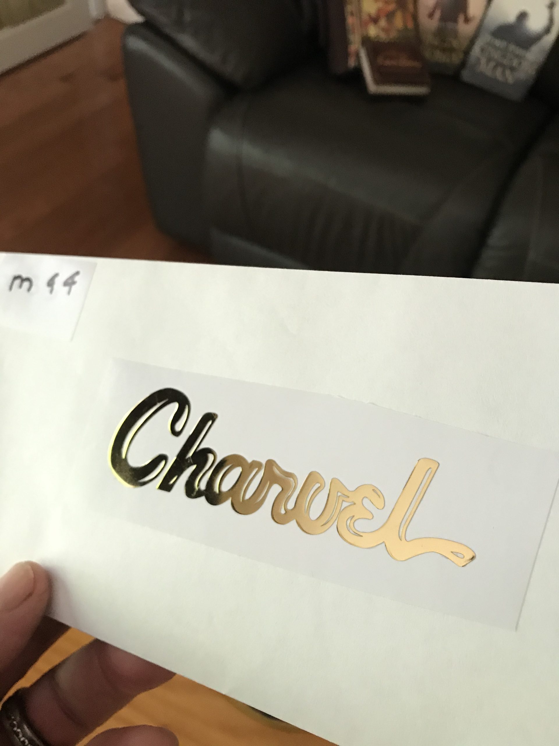 Charvel Guitar Decal 3D laser Cut metal M44b - Image 8