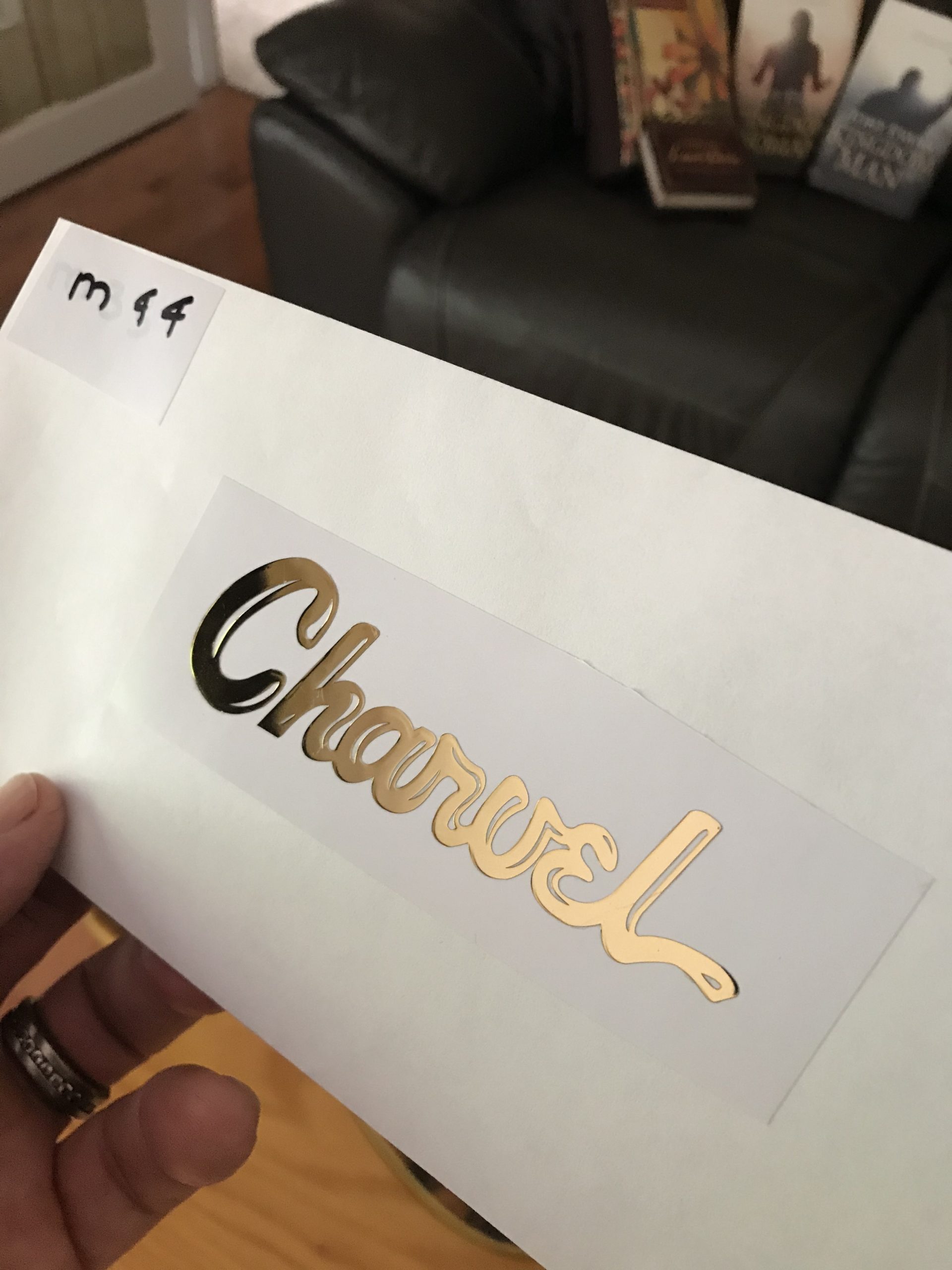 Charvel Guitar Decal 3D laser Cut metal M44b - Image 10