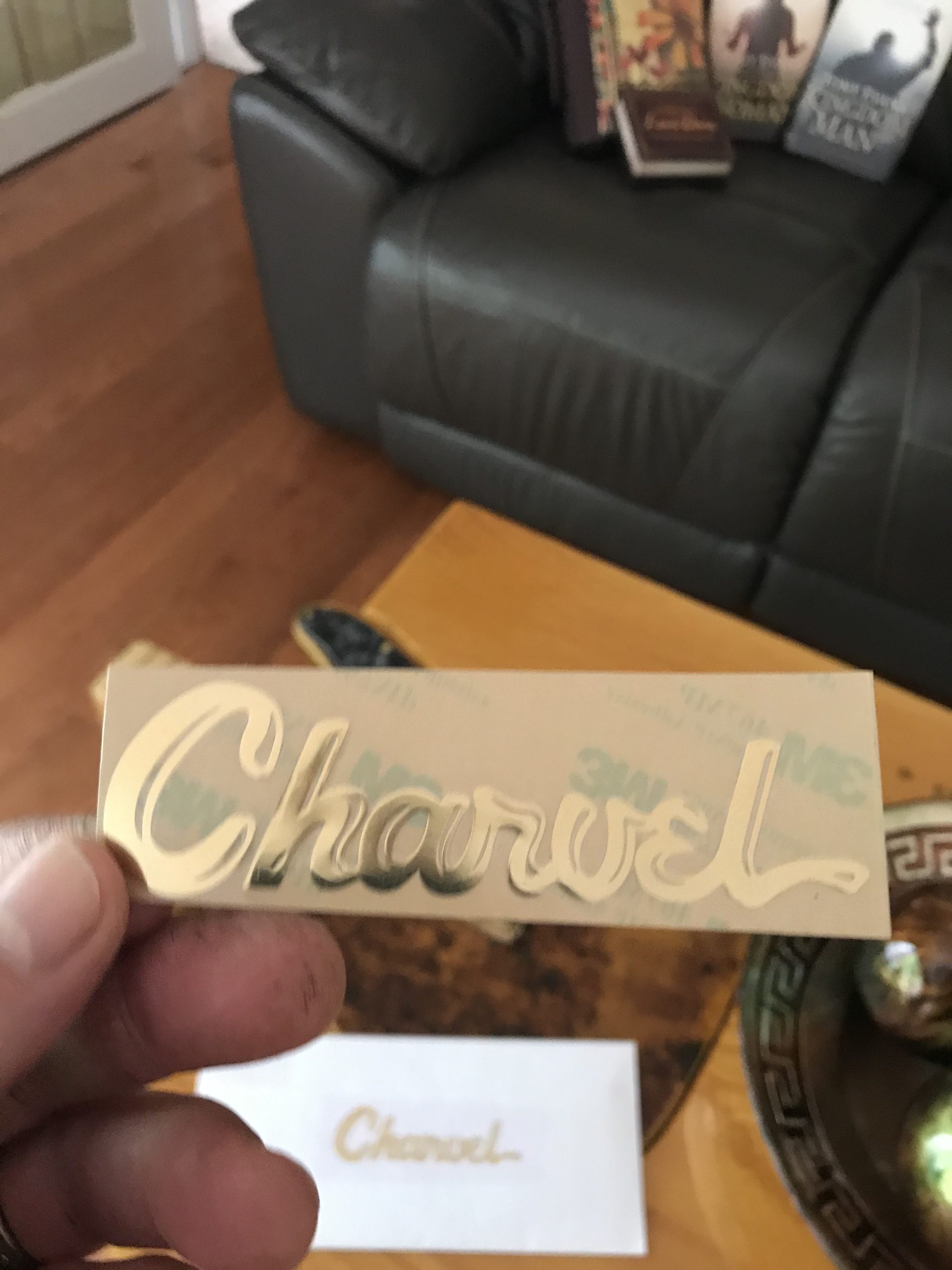Charvel Guitar Decal 3D laser Cut metal M44b - Image 11