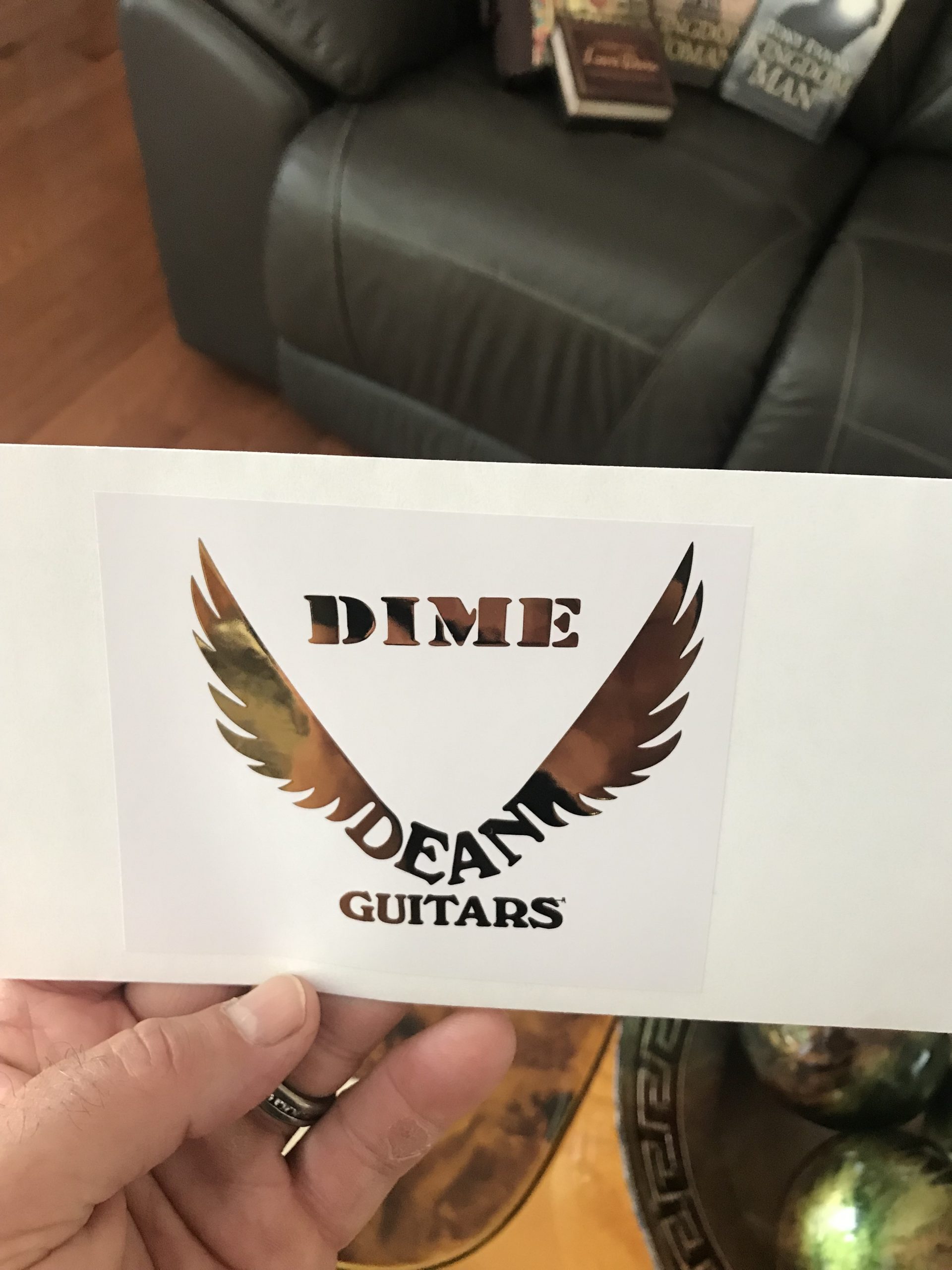 Washburn Dean Dime Guitar Decal M76b - Image 11