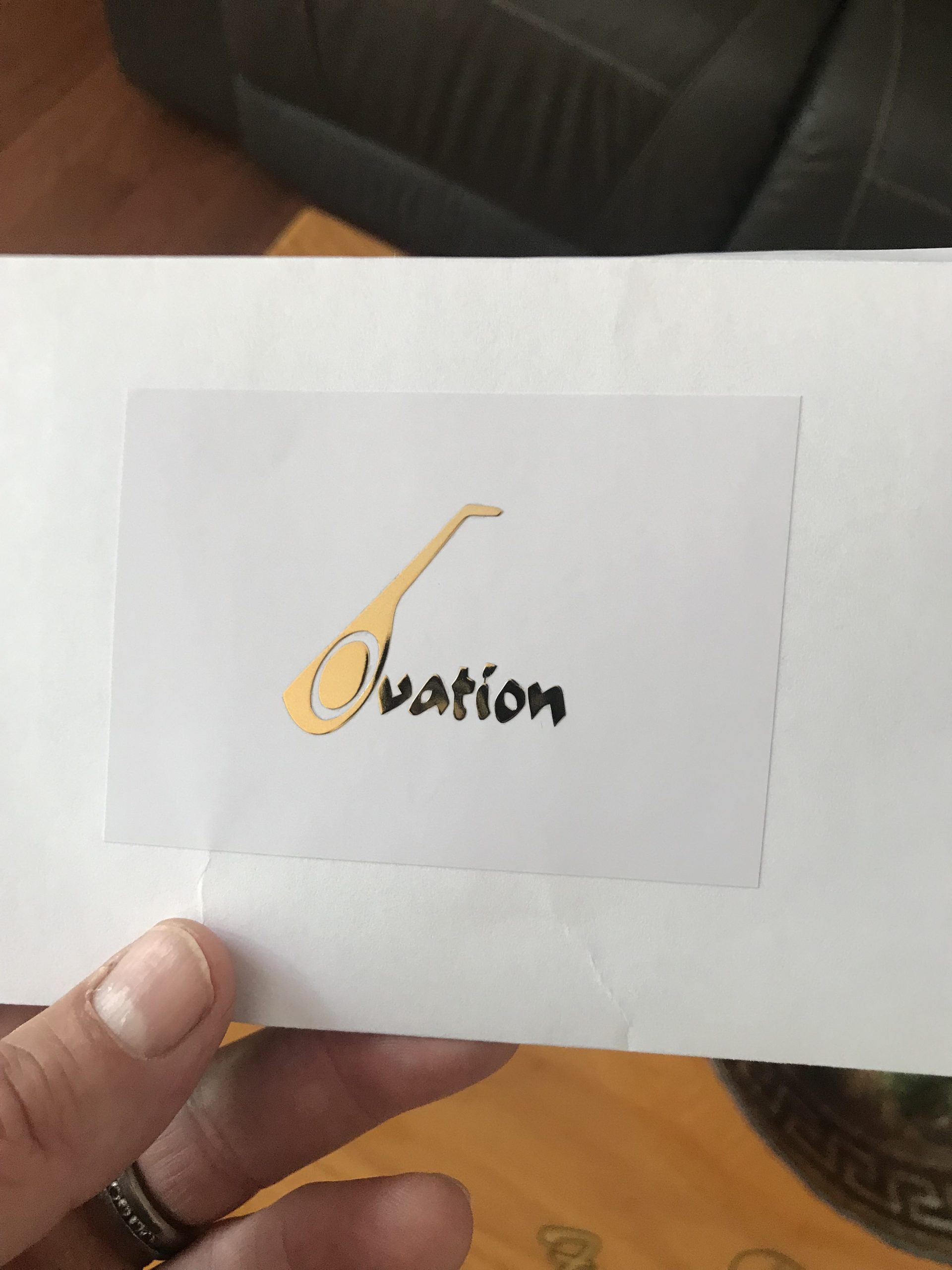 Ovation Guitar Decal Metal M70 - Image 7