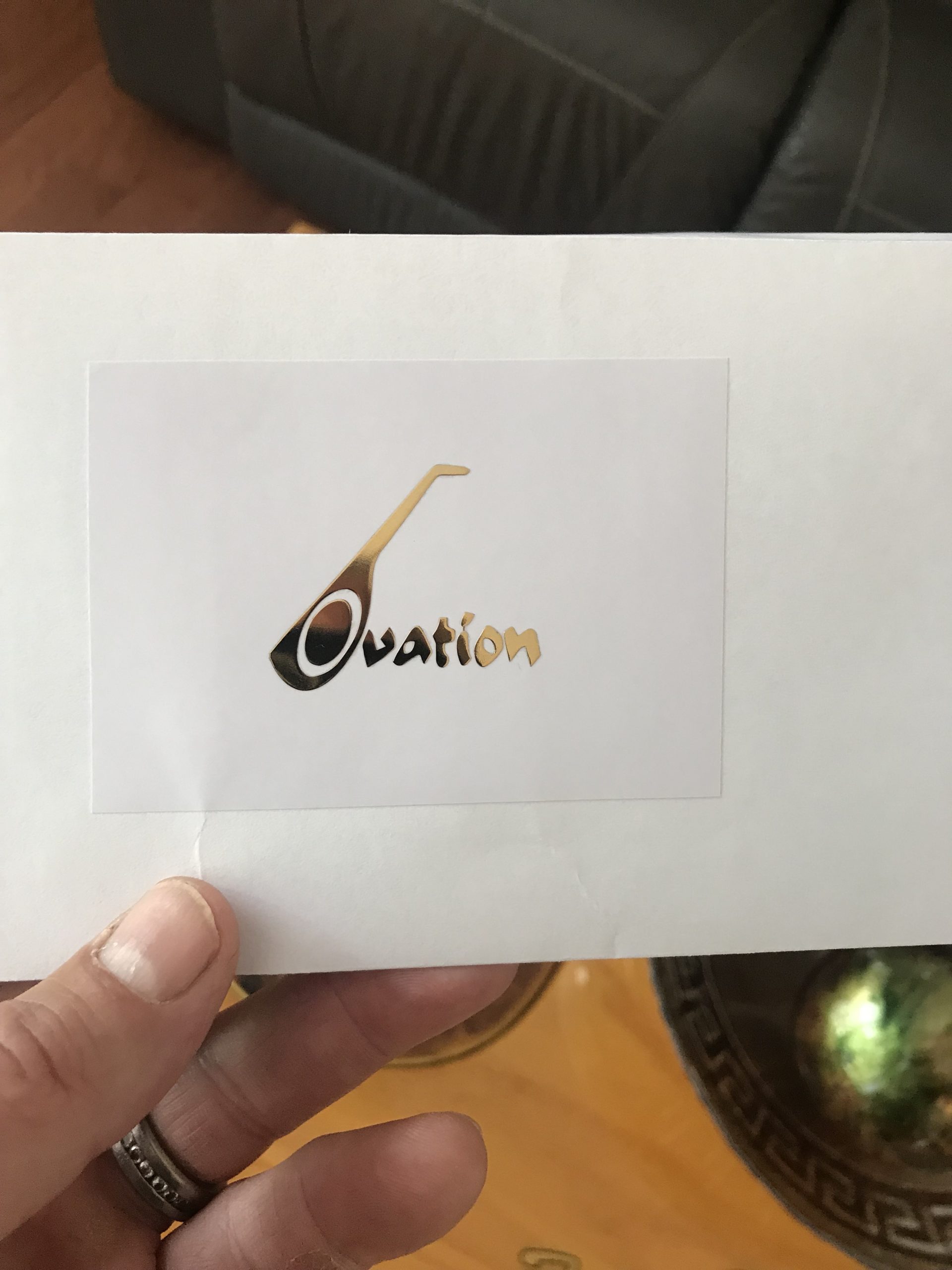 Ovation Guitar Decal Metal M70 - Image 10