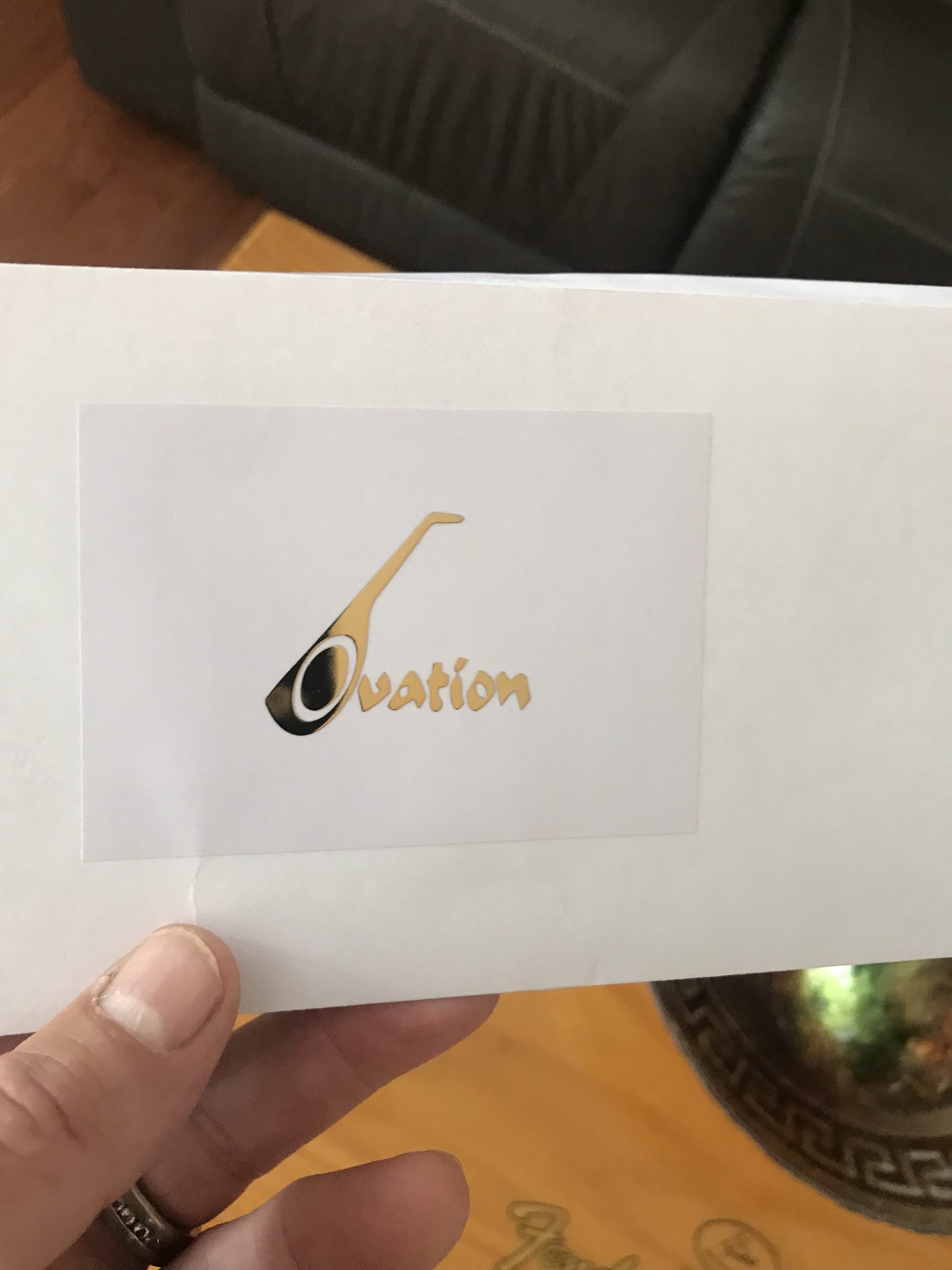 Ovation Guitar Decal Metal M70 - Image 11