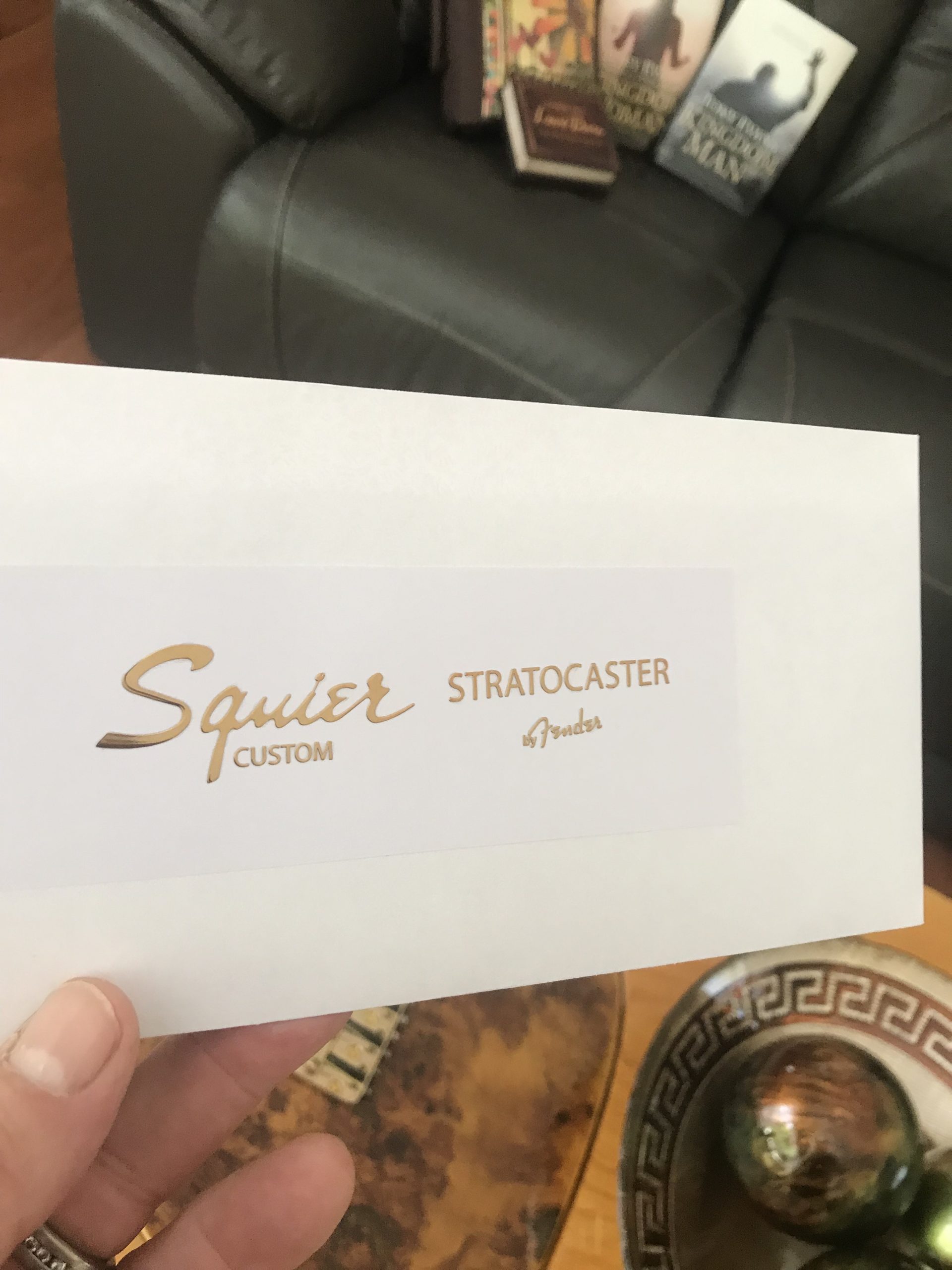 Fender Stratocaster Guitar Decal 3D Metal M89 - Image 5