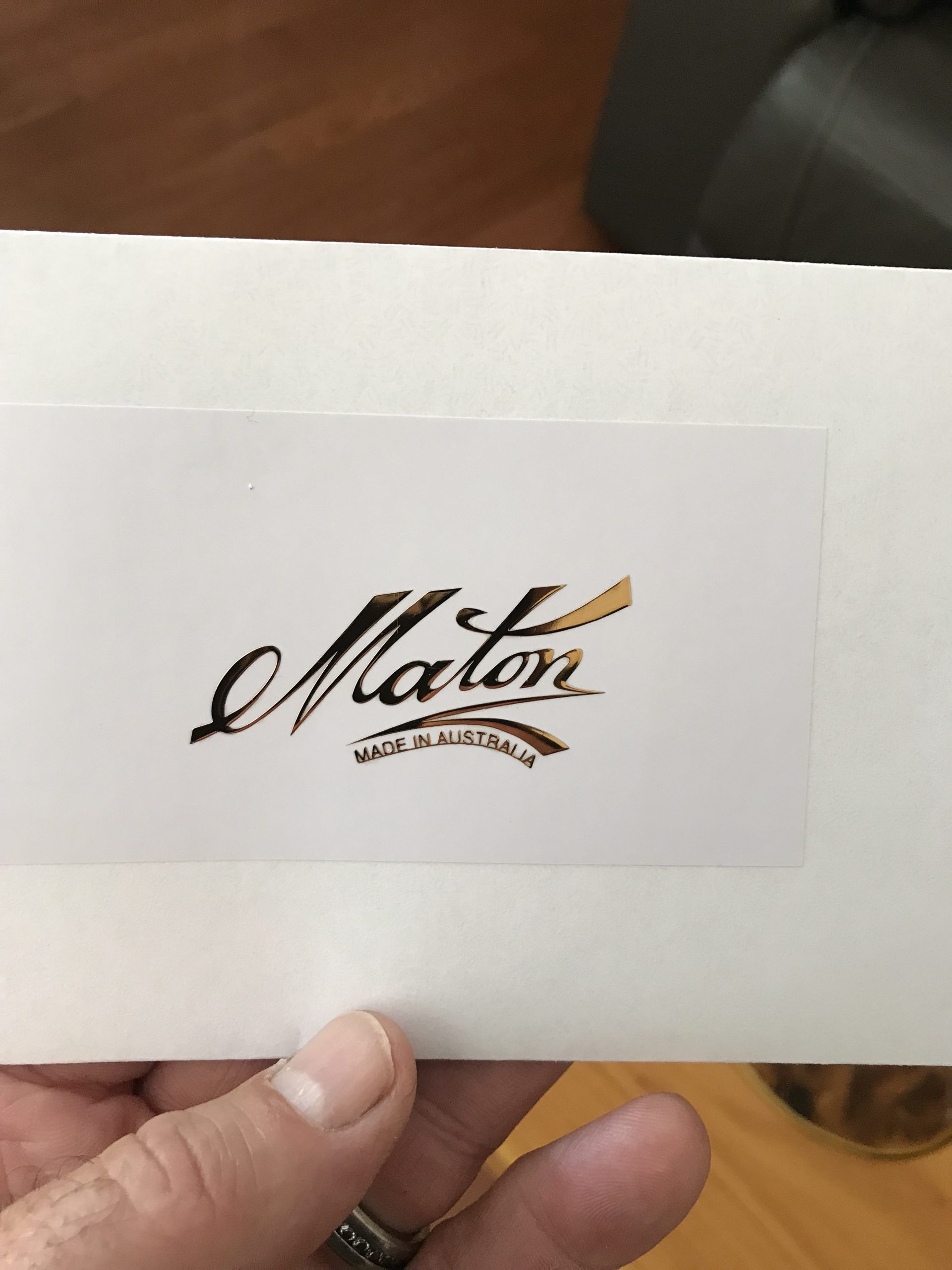 Maton Made in Australia Guitar Decal M87b - Image 6