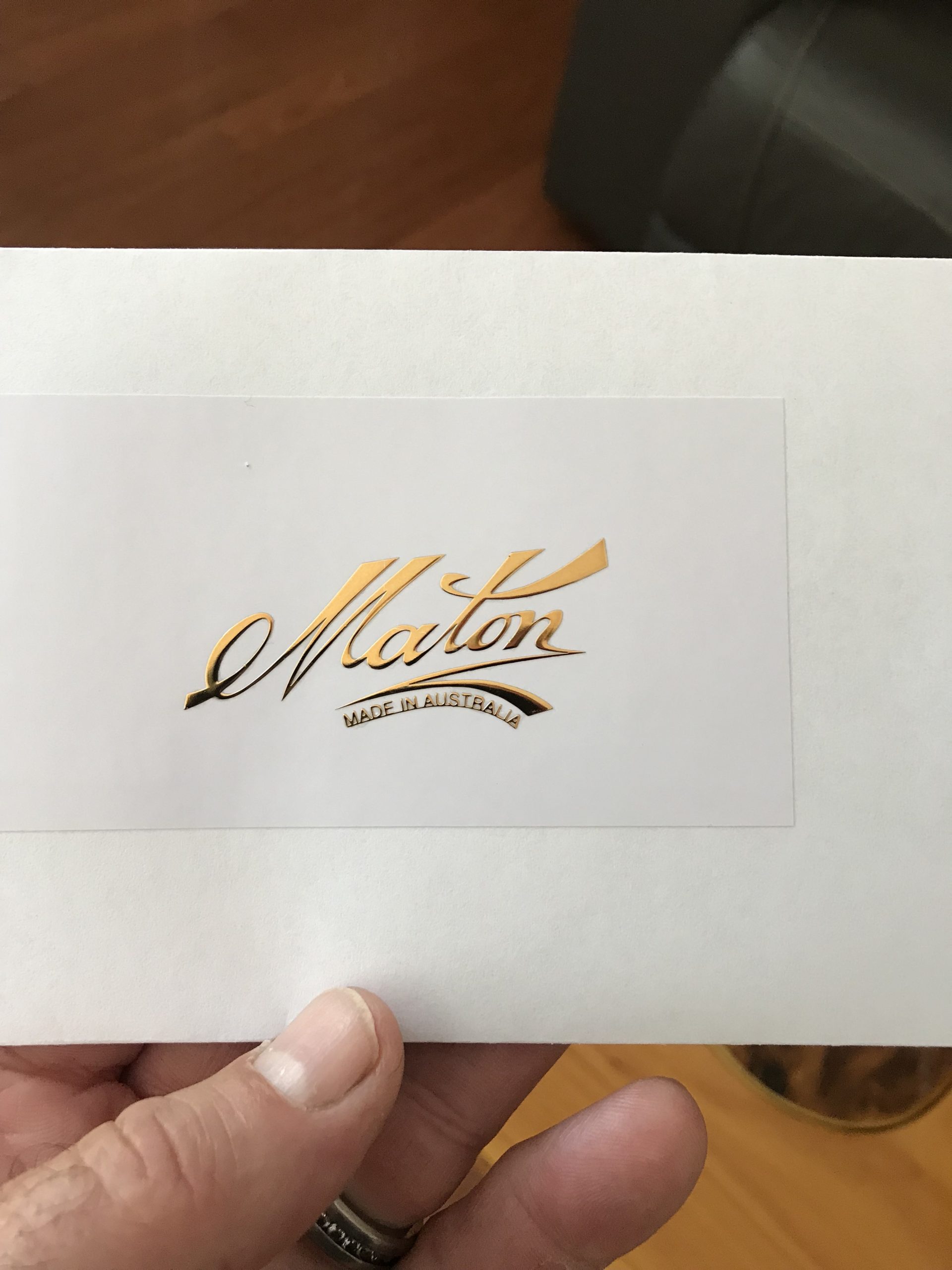 Maton Made in Australia Guitar Decal M87b - Image 8
