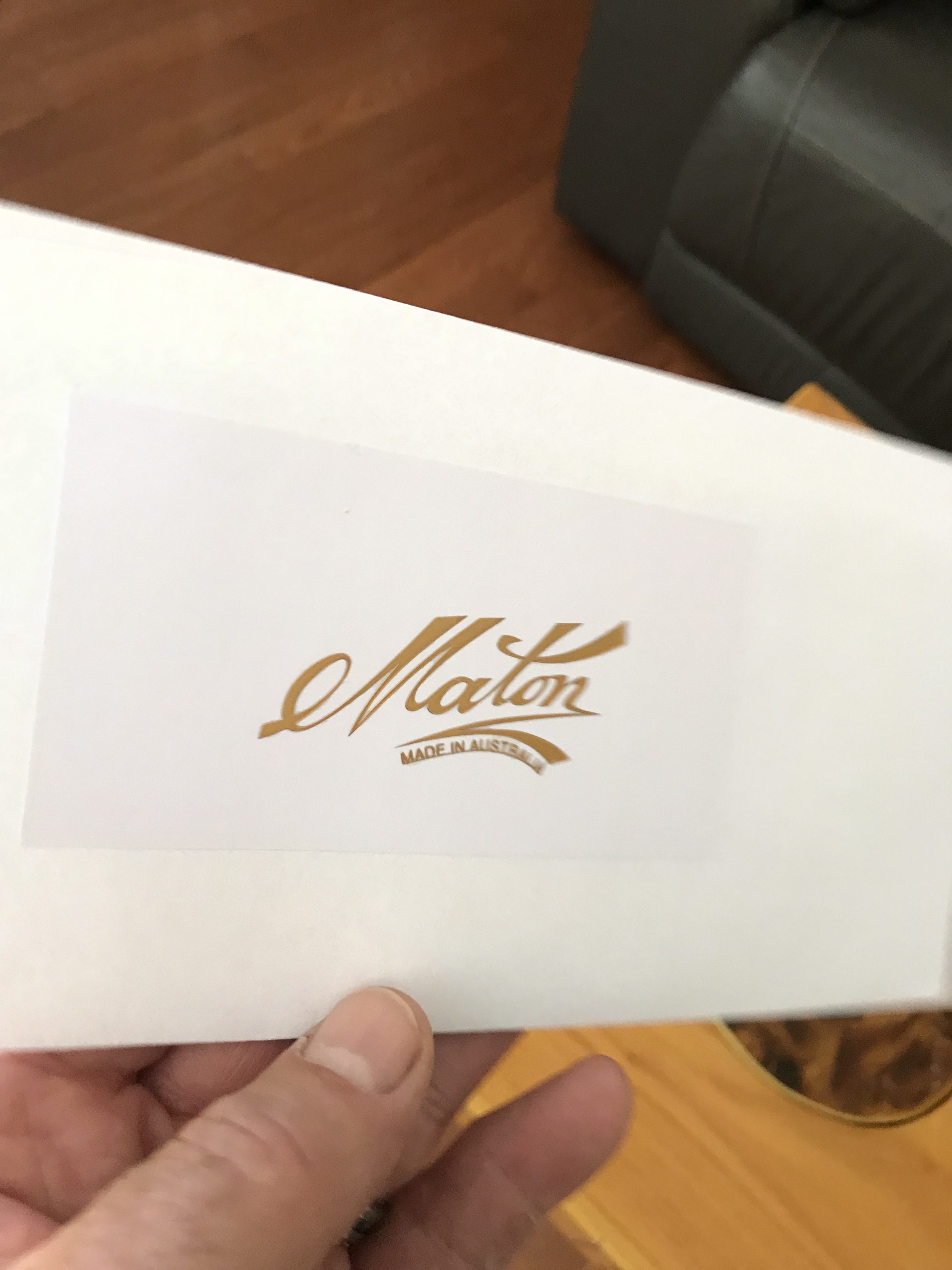 Maton Made in Australia Guitar Decal M87b - Image 9