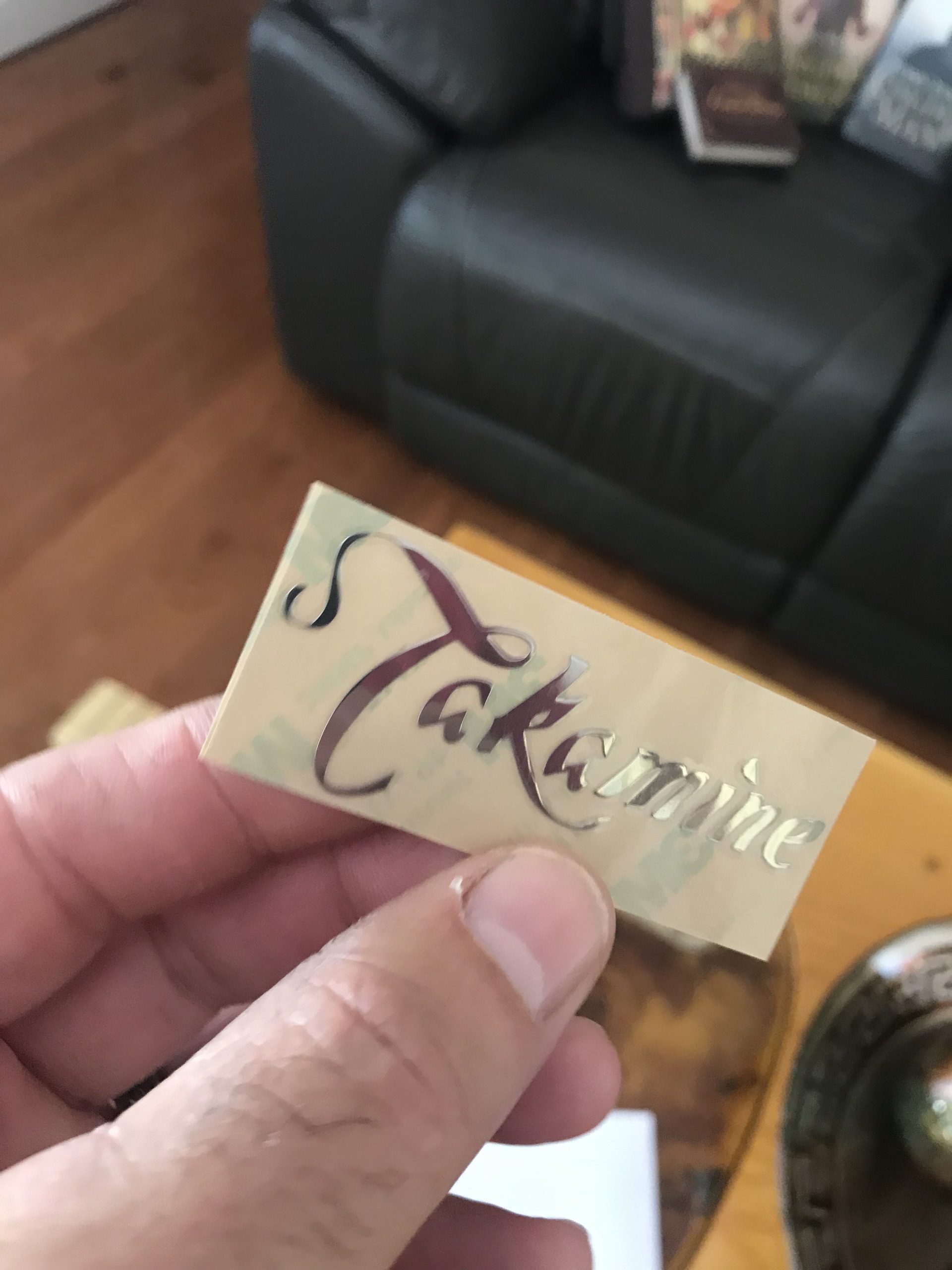 Takamine Guitar Decal Metal Laser M25 - Image 6