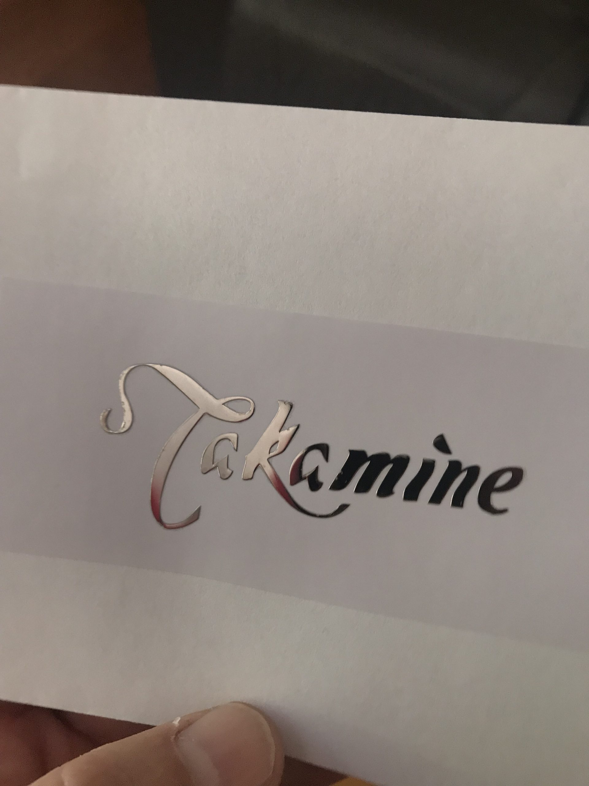 Takamine Guitar Decal Metal Laser M25B - Image 10