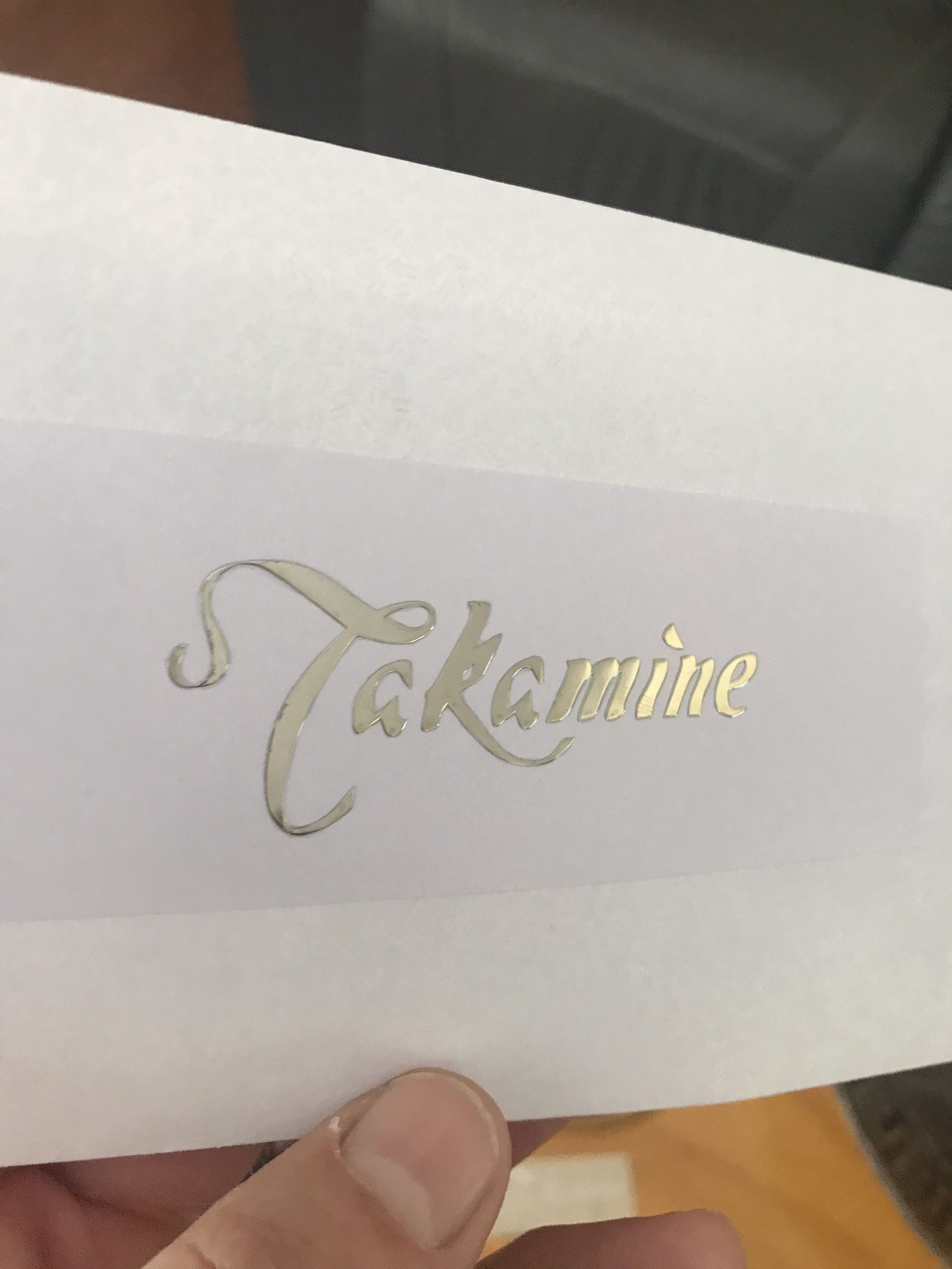 Takamine Guitar Decal Metal Laser M25 - Image 11