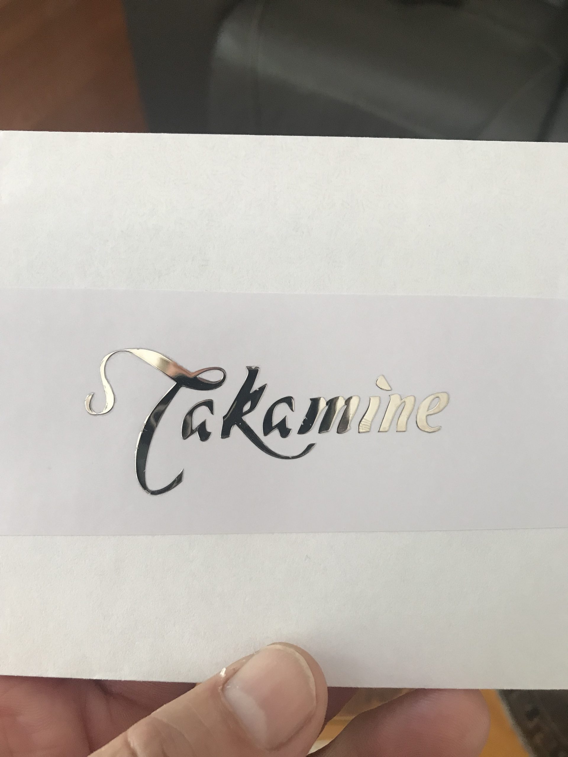 Takamine Guitar Decal Metal Laser M25B - Image 14