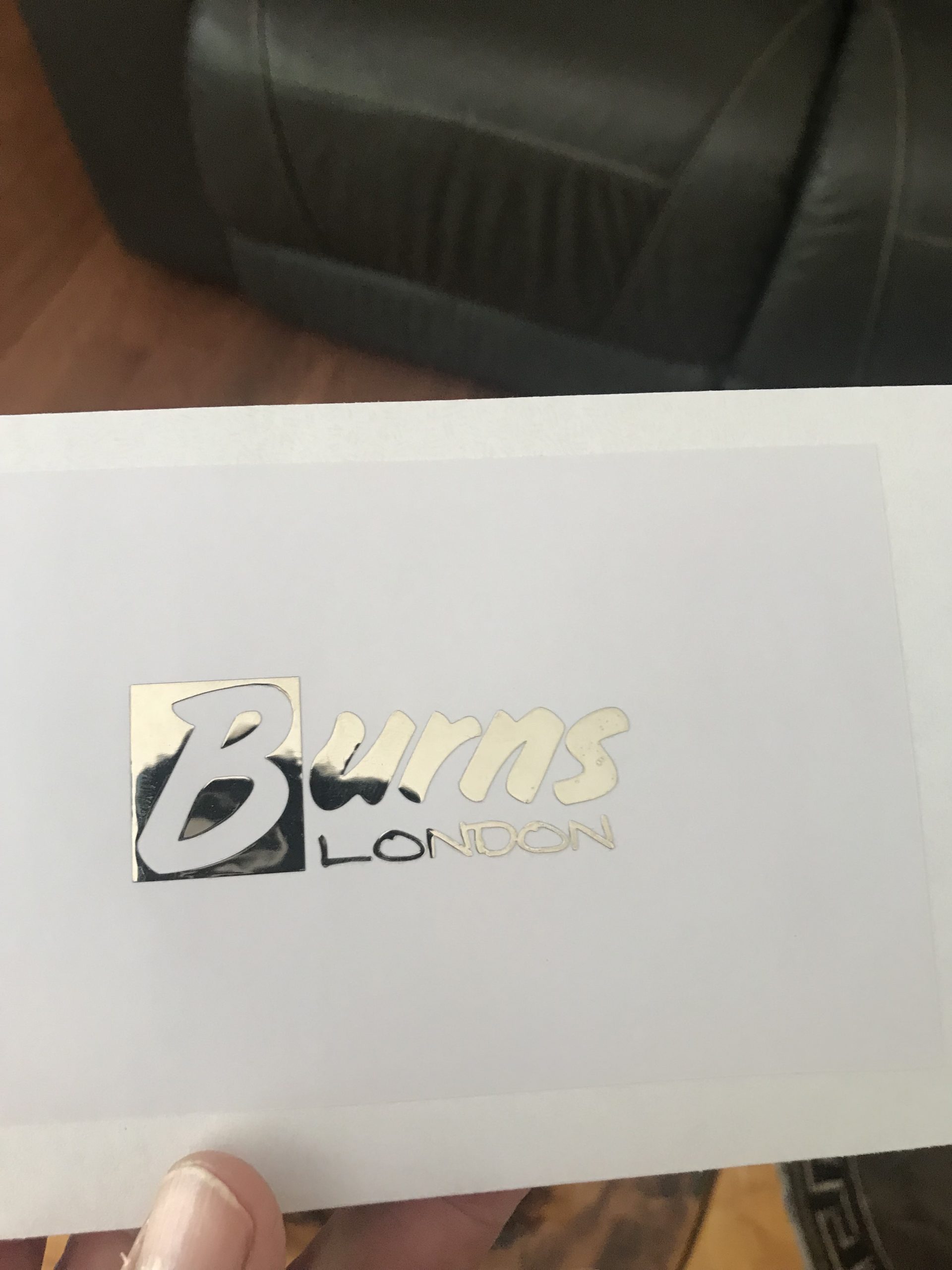Burns Guitar Decal Metal Laser M68b - Image 5