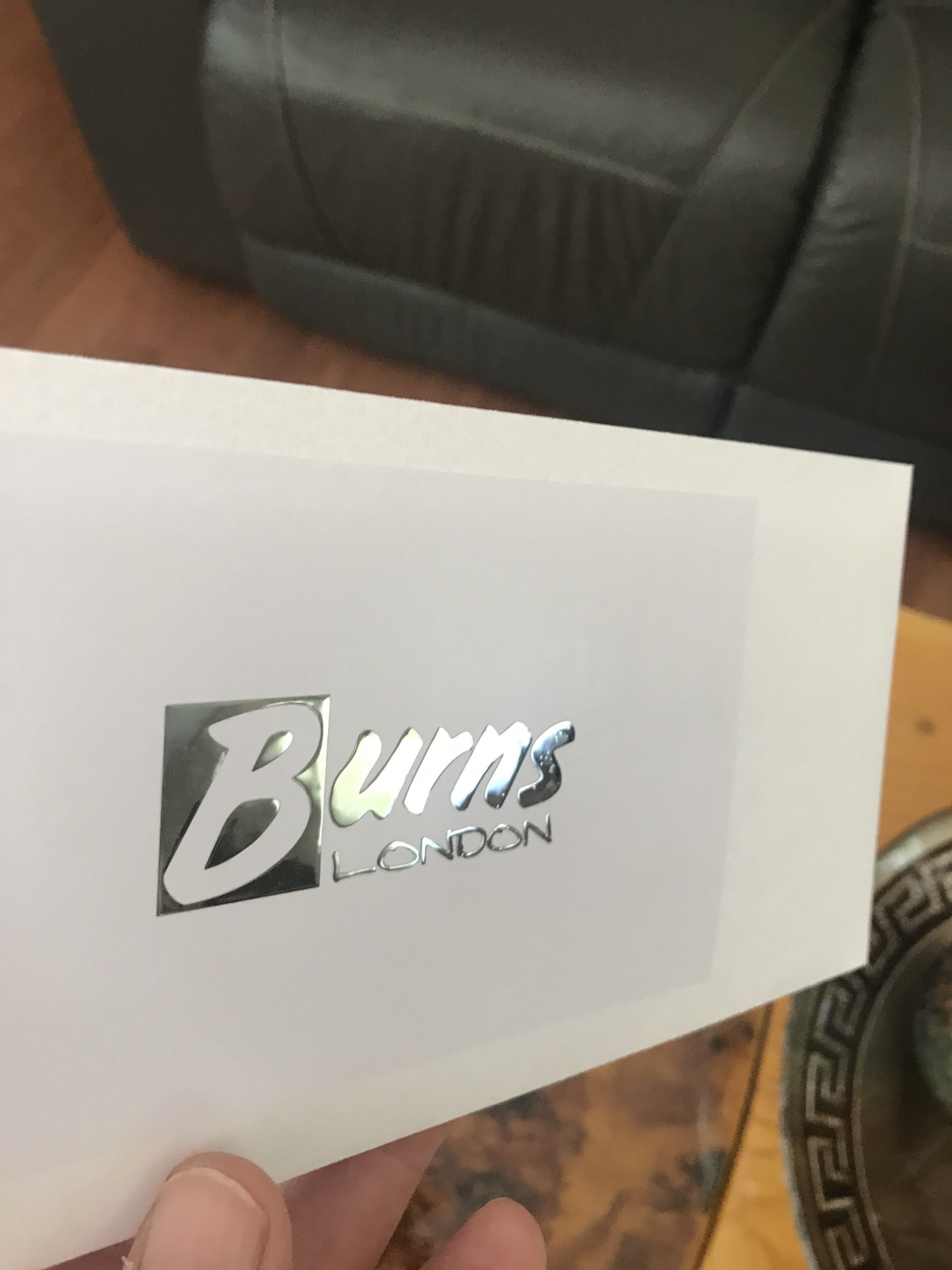 Burns Guitar Decal Metal Laser M68b - Image 6