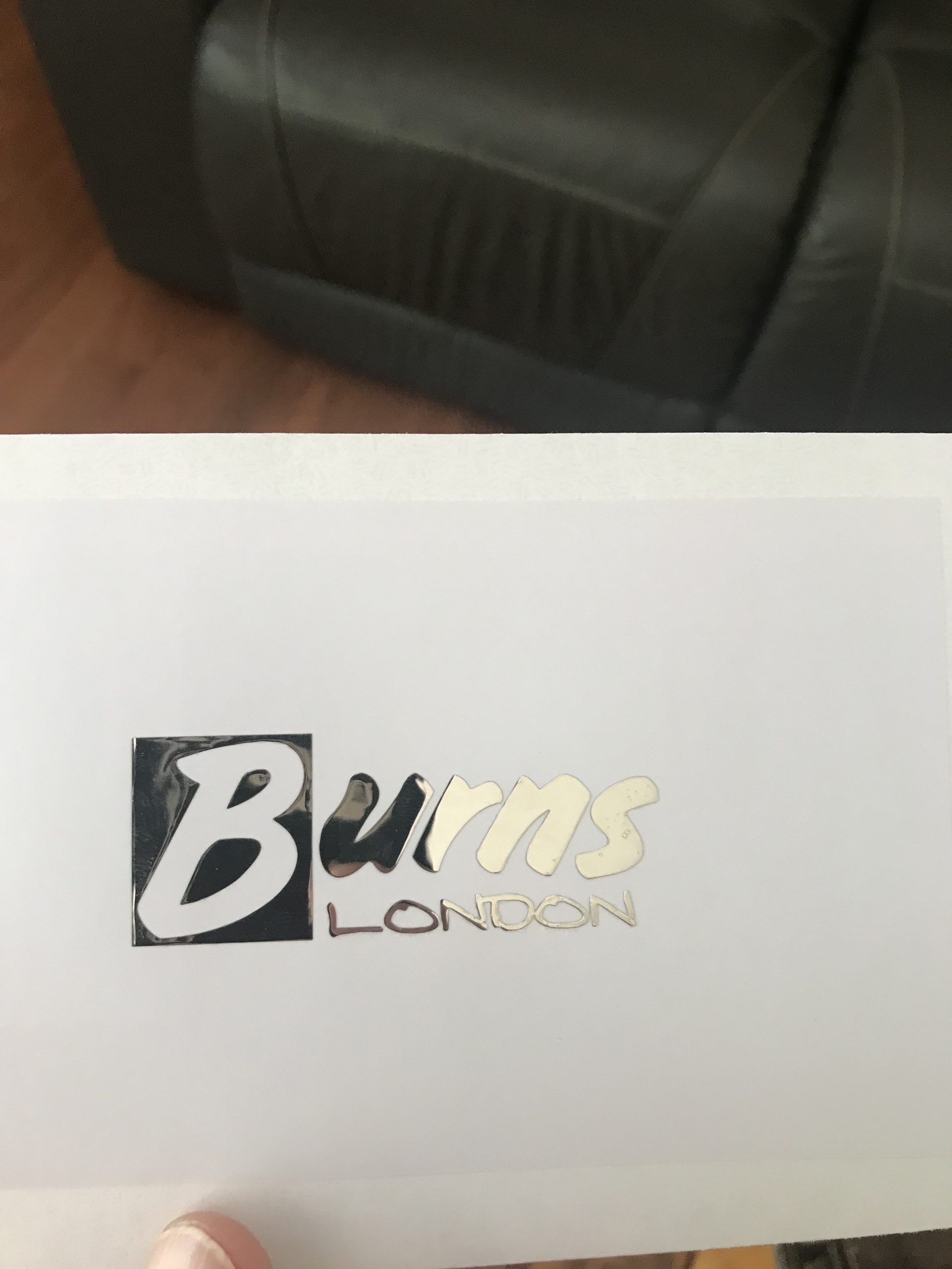 Burns Guitar Decal Metal Laser M68b - Image 9