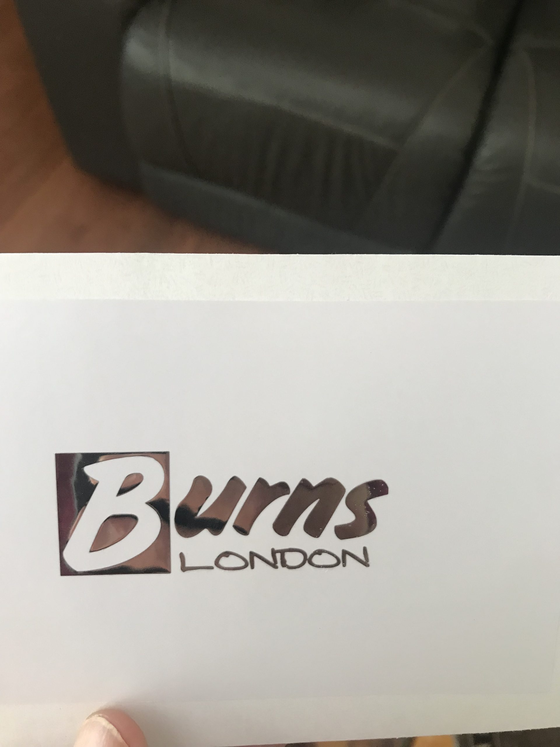 Burns Guitar Decal Metal Laser M68b - Image 10