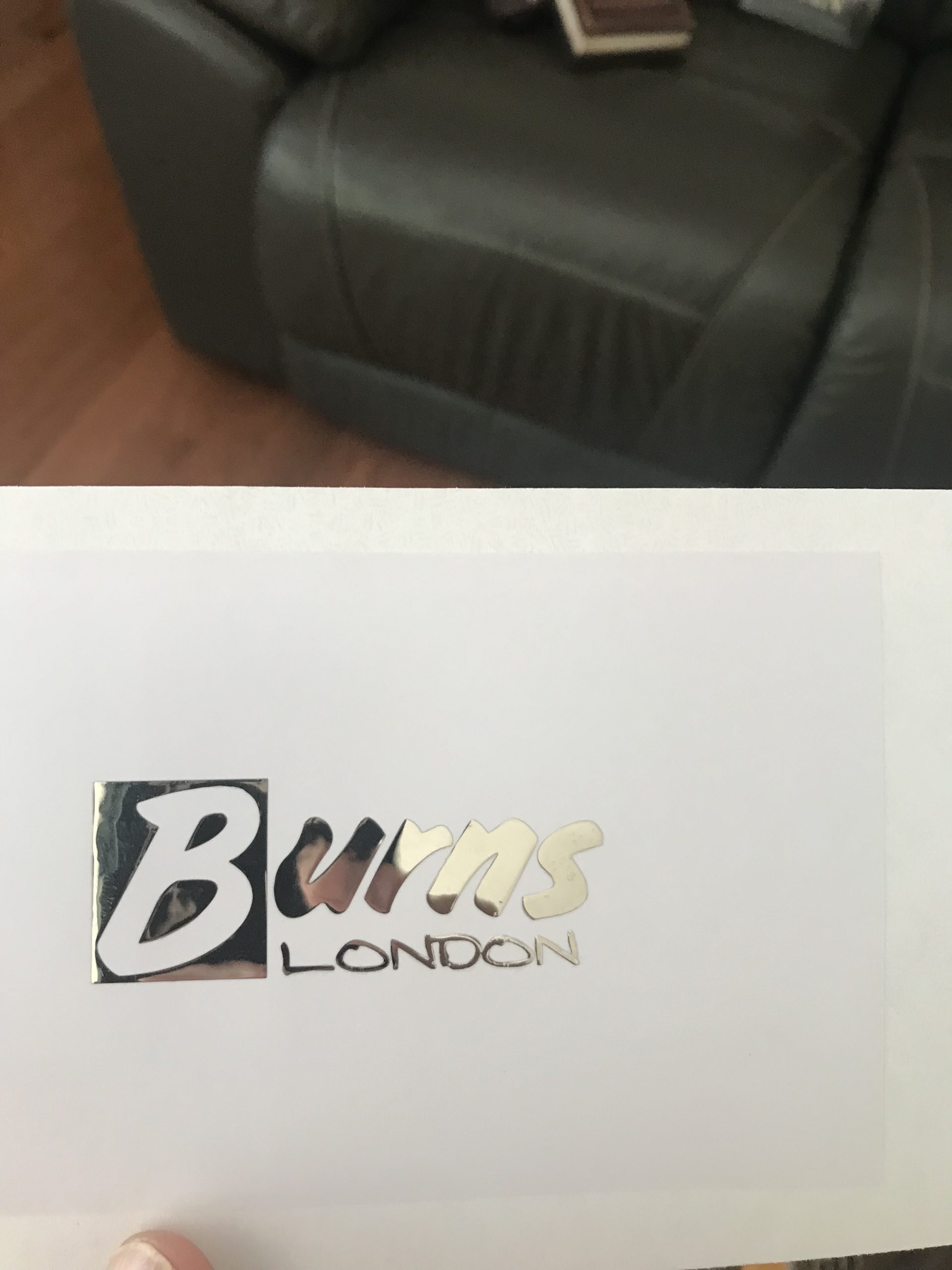 Burns Guitar Decal Metal Laser M68b - Image 11