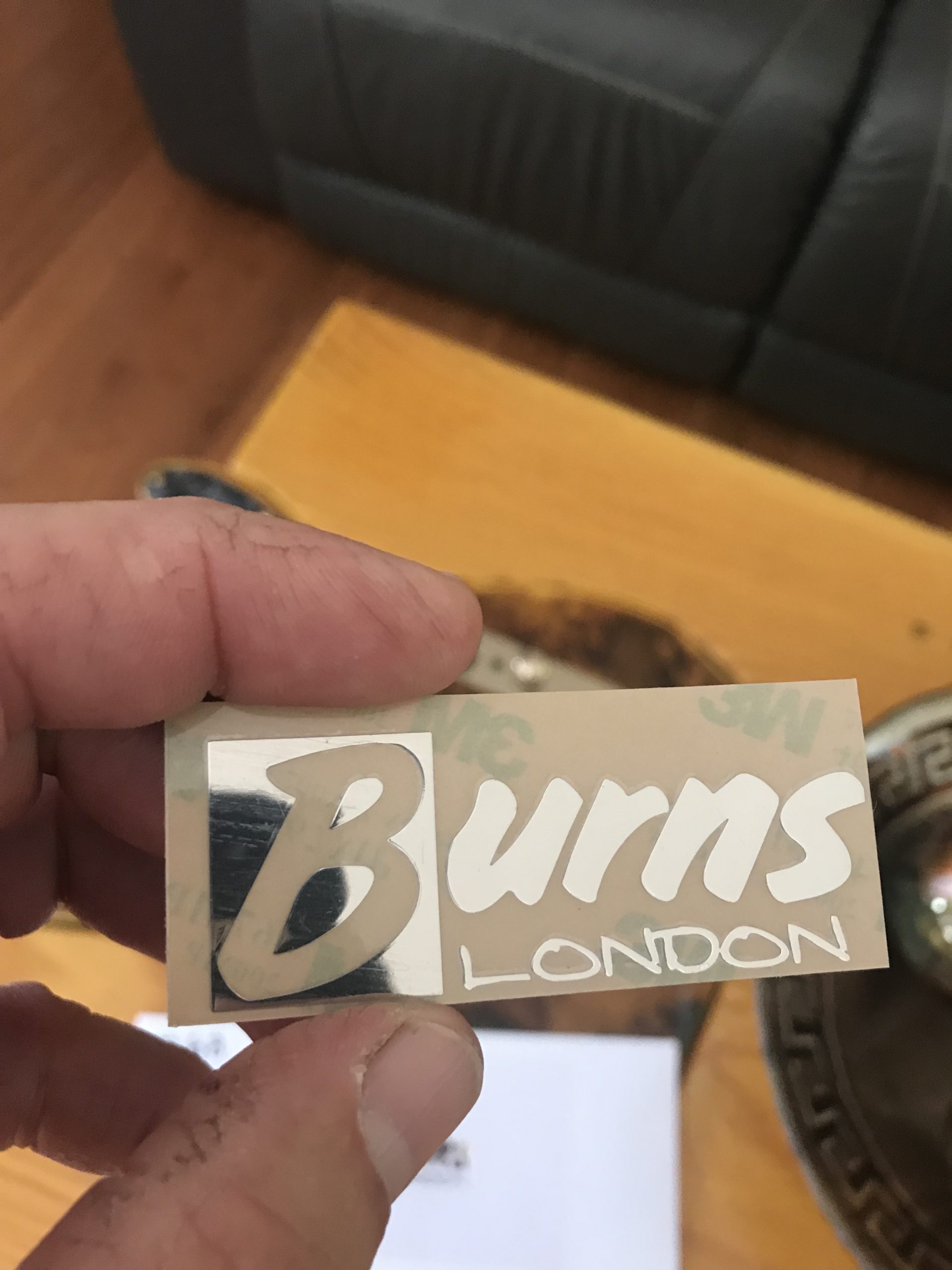 Burns Guitar Decal Metal Laser M68b - Image 13