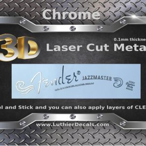 Fender Jazzmaster Guitar Decal M100b