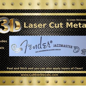 Fender Jazzmaster Guitar Decal M101