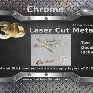 Fender Guitar Custom shop Decal 3D Laser Cut Metal M16
