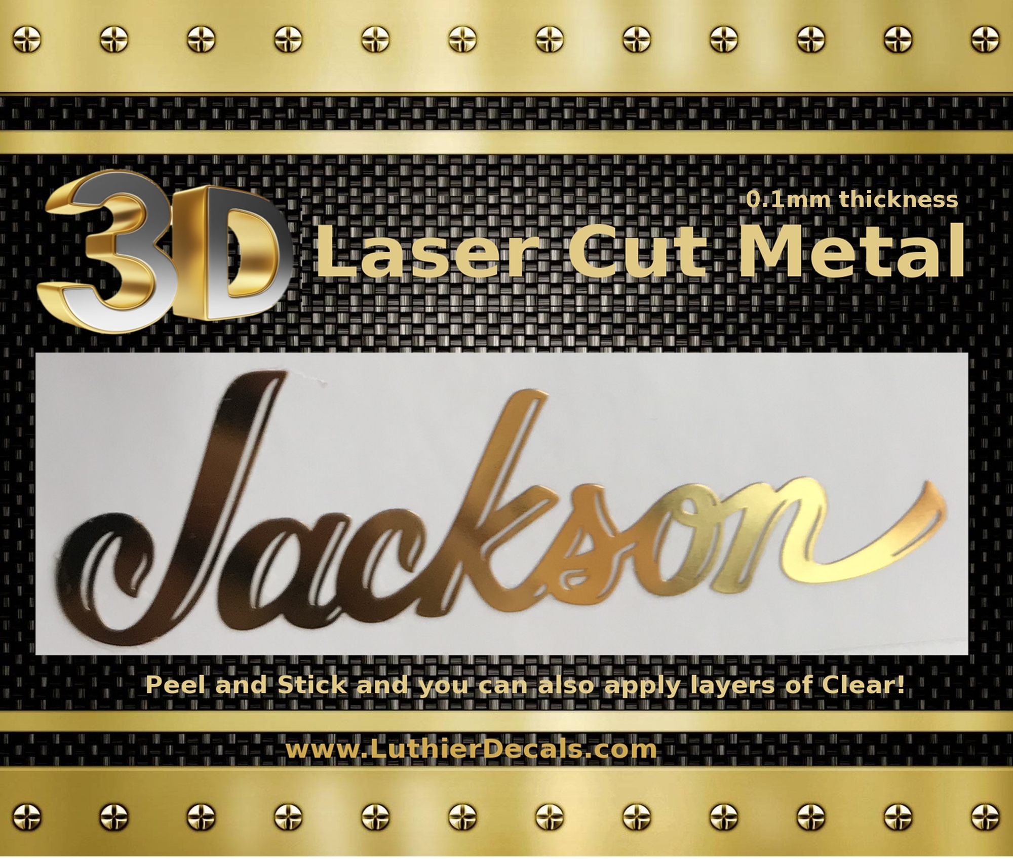 Jackson Guitar Decal M20b