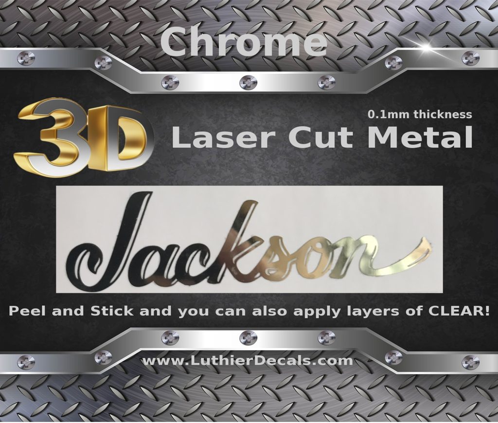 Jackson Guitar Decal M38b