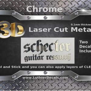 Schecter Guitar Decal Metal M54 Copy