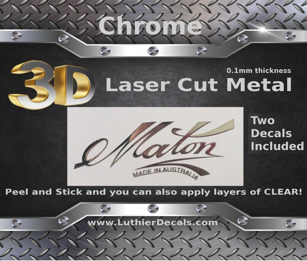 Maton Made in Australia Guitar Decal M55