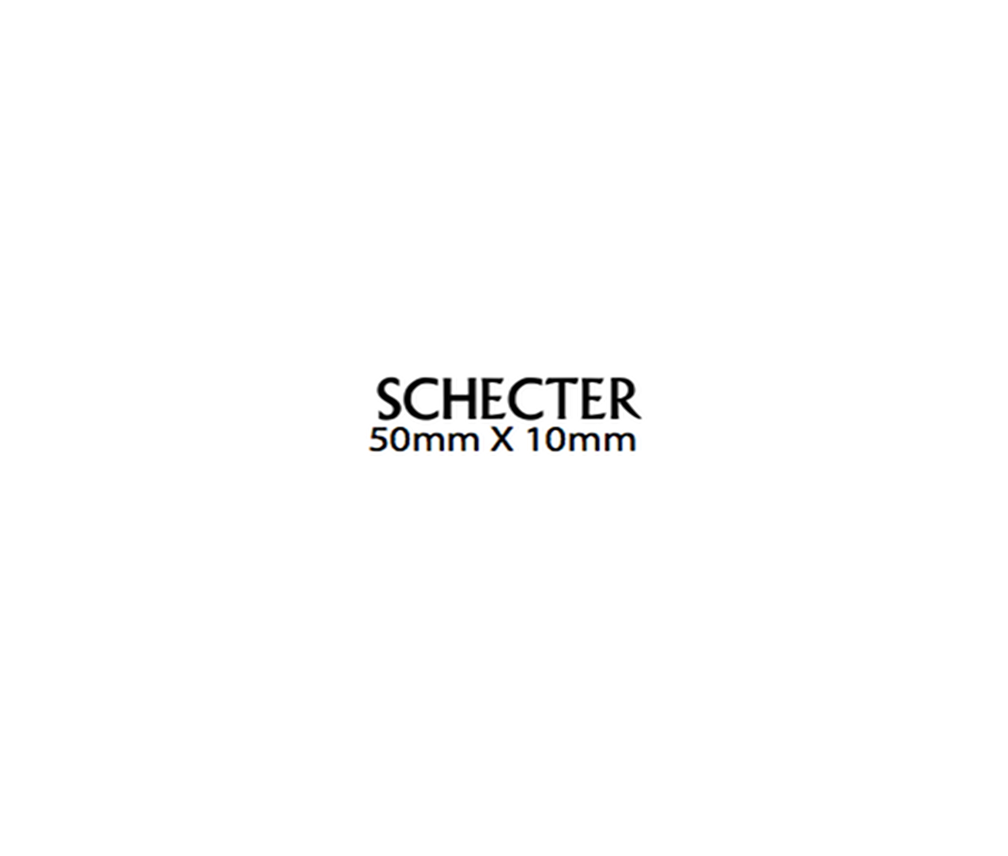 Schecter Guitar Decal Metal M56 - Image 4