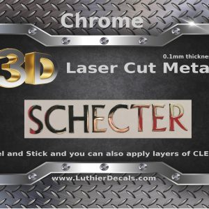 Schecter Guitar Decal Metal M56b