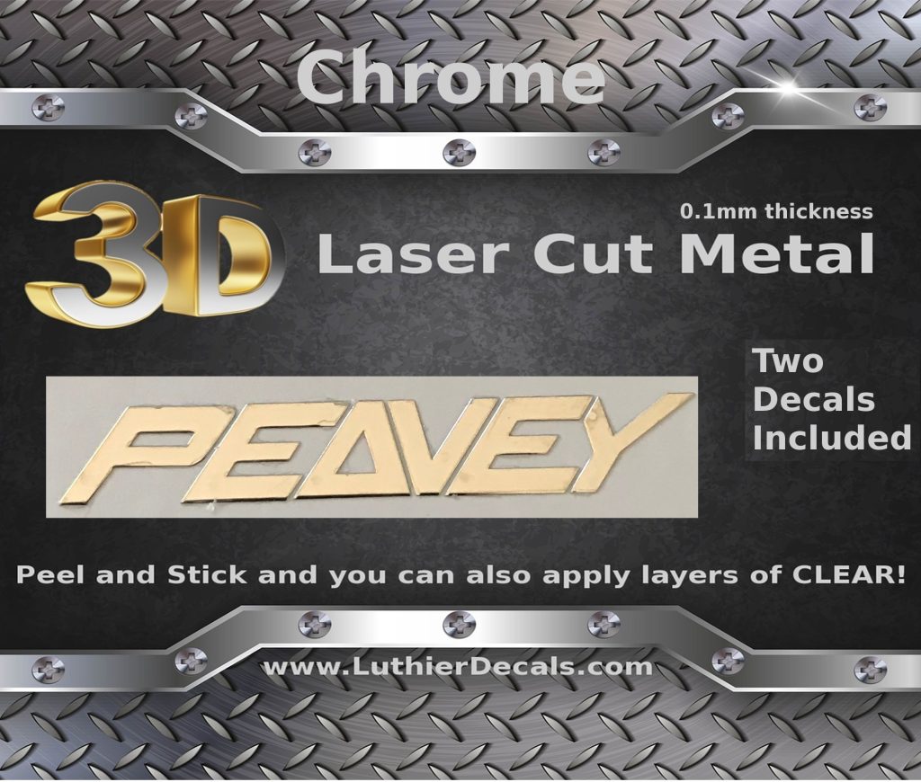 Peavey Guitar Decal Metal M57