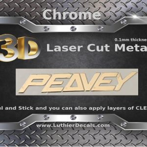 Peavey Guitar Decal Metal M57b