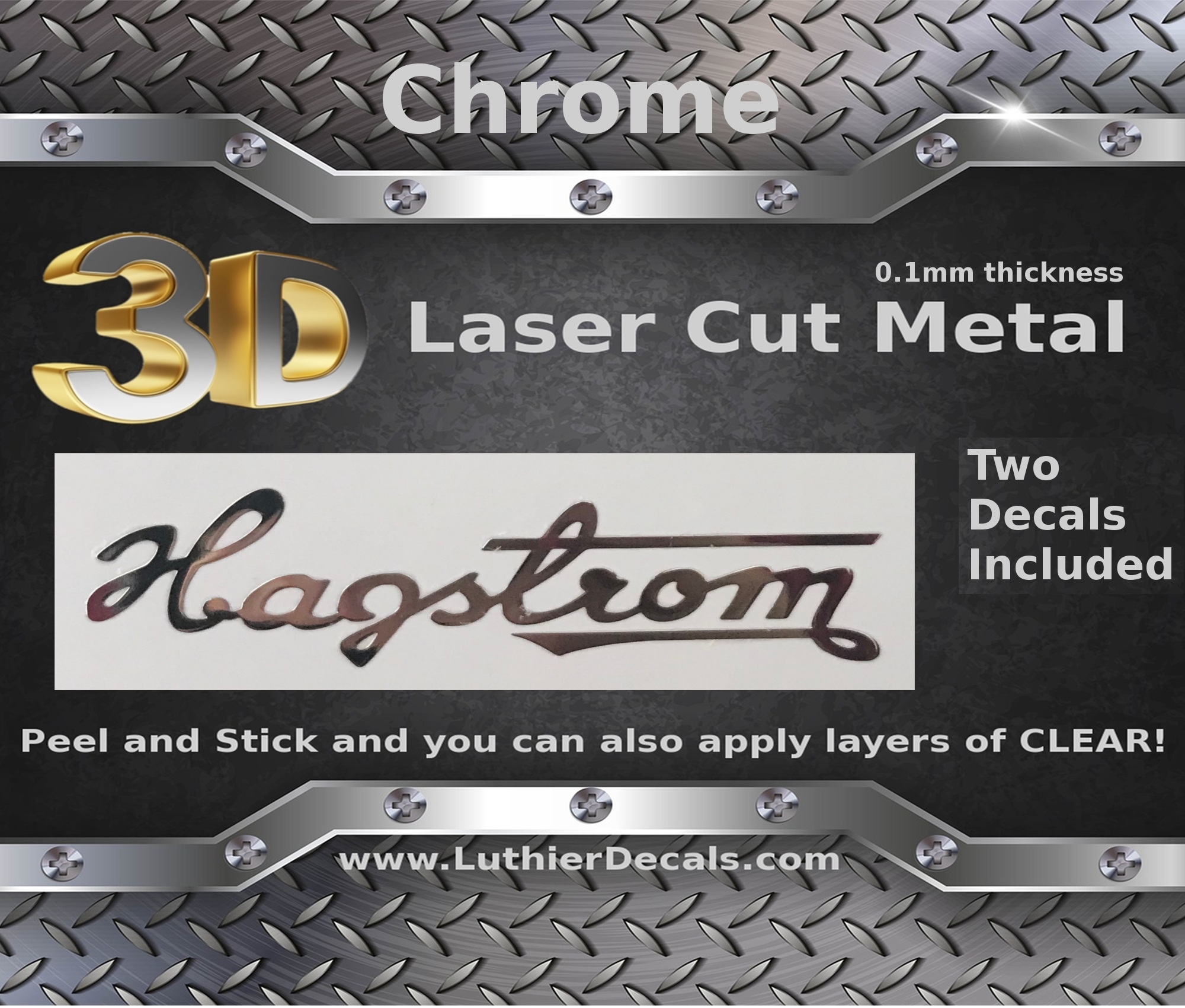 Hagstrom Guitar Decal M62b