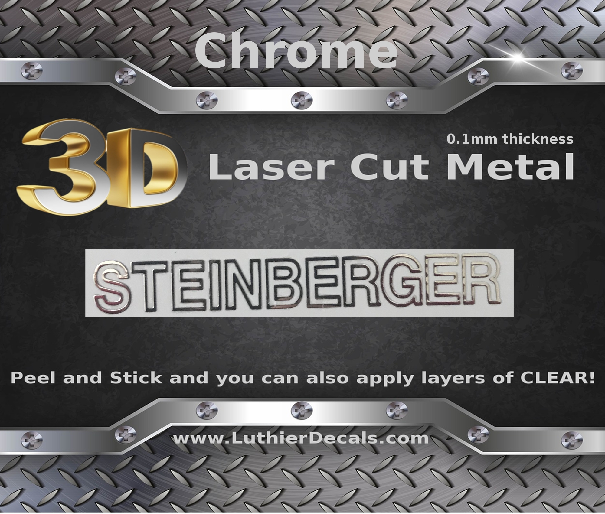 Steinberger guitar decals M69b