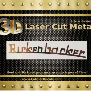 Rickenbacker Decals Guitar M75b