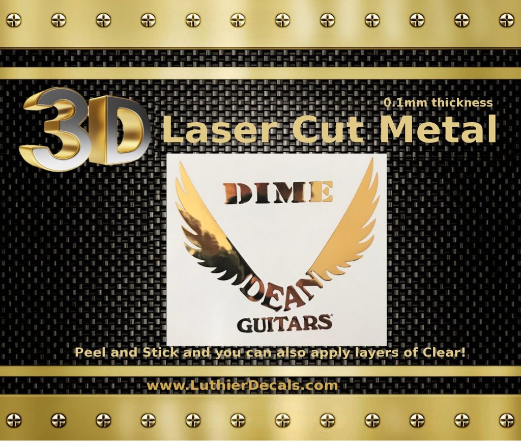 Washburn Dean Dime Guitar Decal M76b
