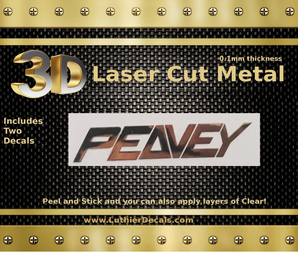 Peavey Guitar Decal Metal M81