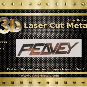Peavey Guitar Decal Metal M81