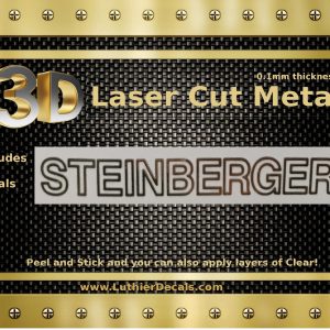 Steinberger guitar decals M83