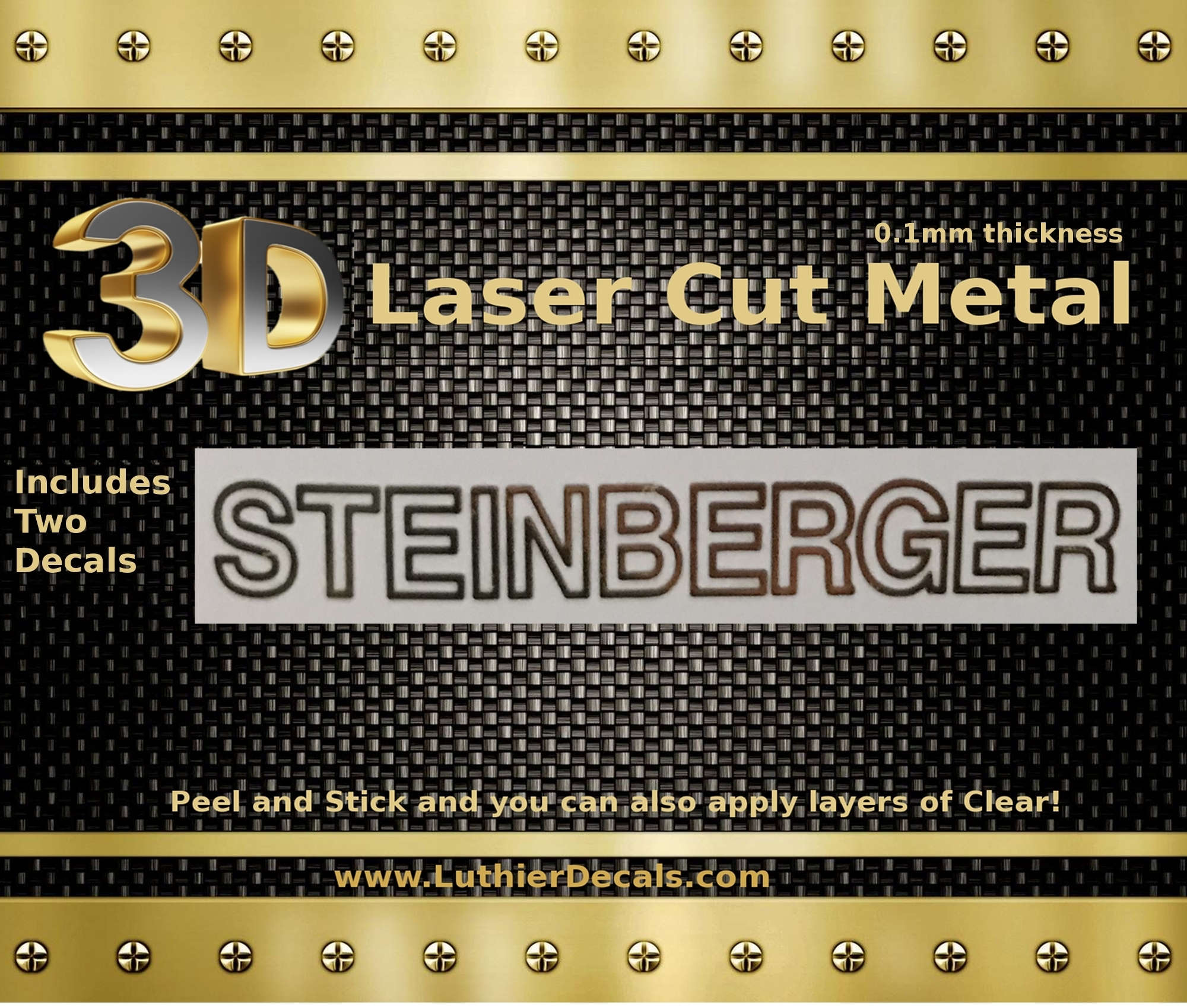 Steinberger guitar decals M83
