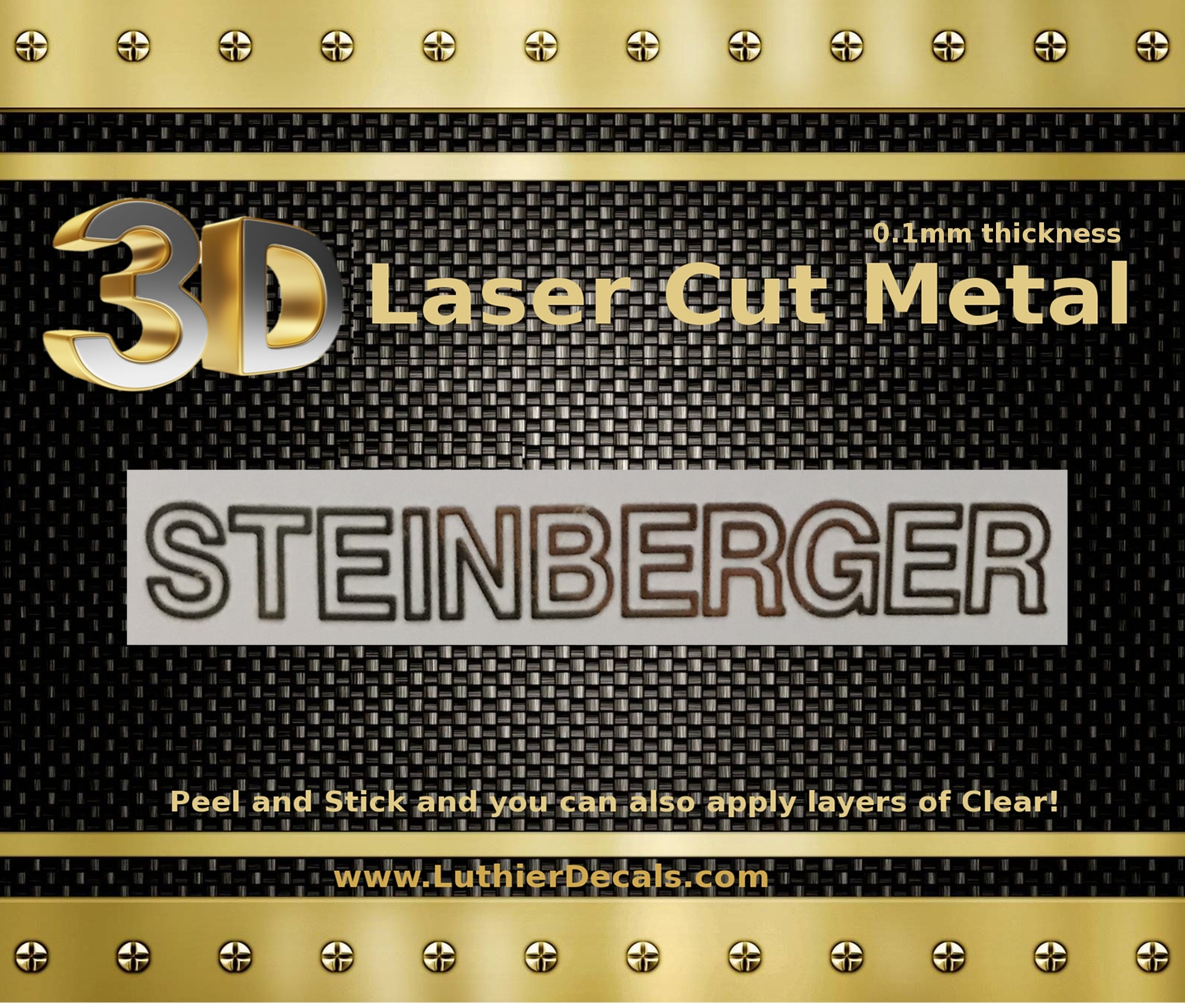 Steinberger guitar decals M83b