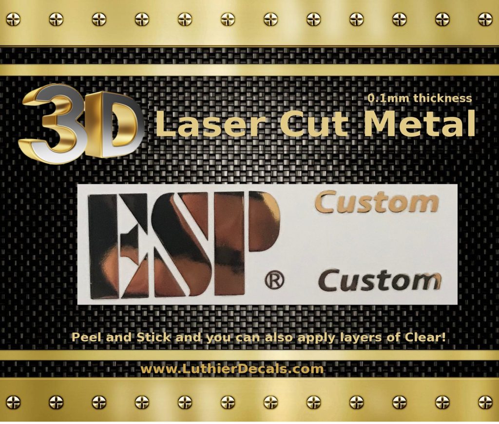 ESP Guitar Decal m86b