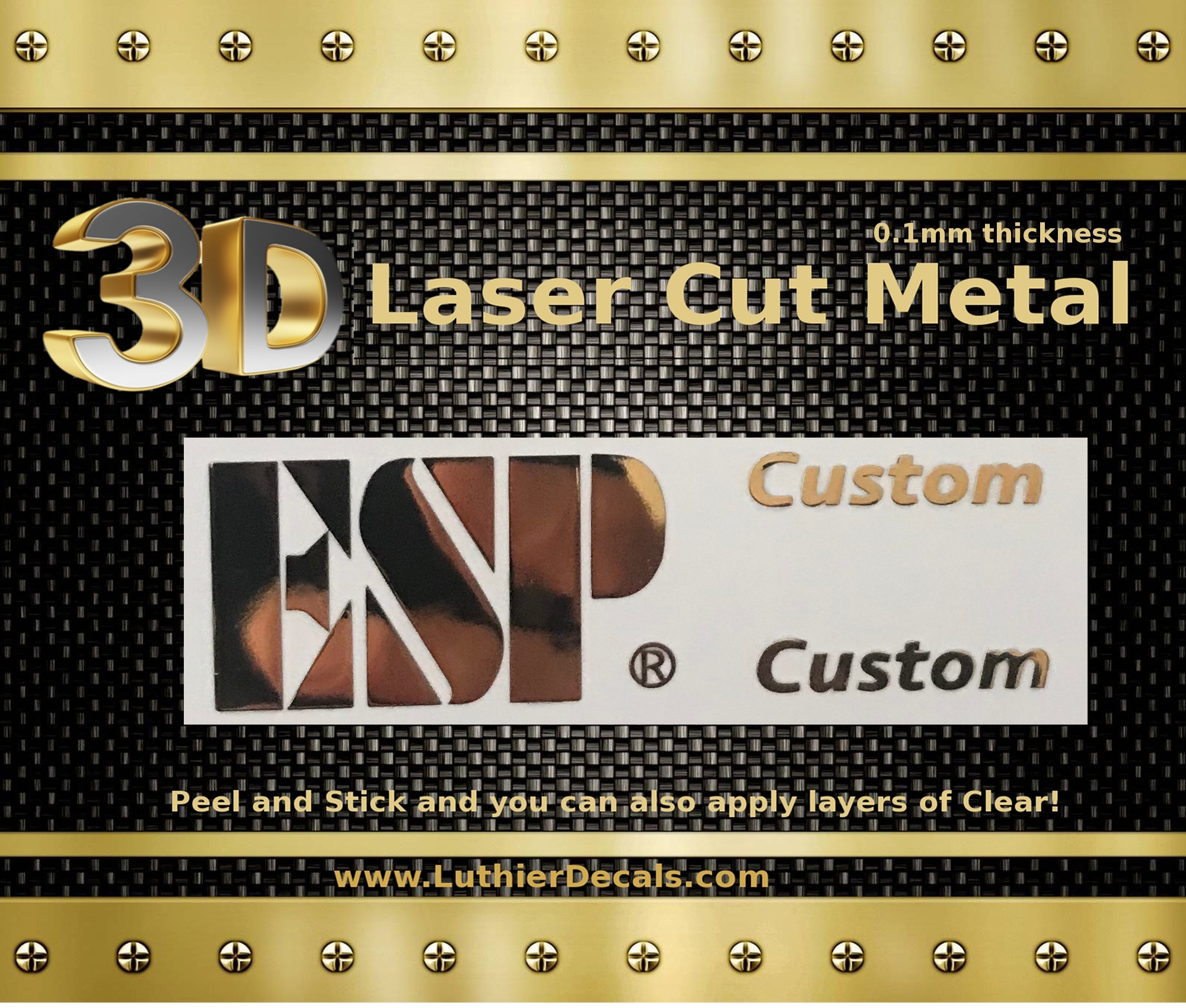 ESP Guitar Decal m86b
