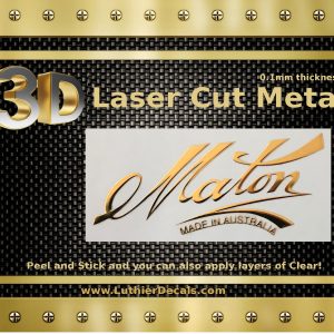 Maton Made in Australia Guitar Decal M87b