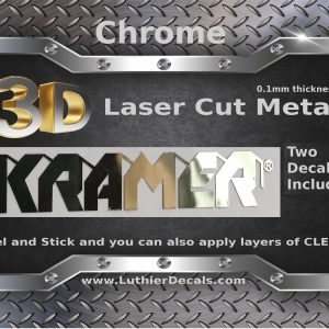 Kramer Guitar Metal Decal M9