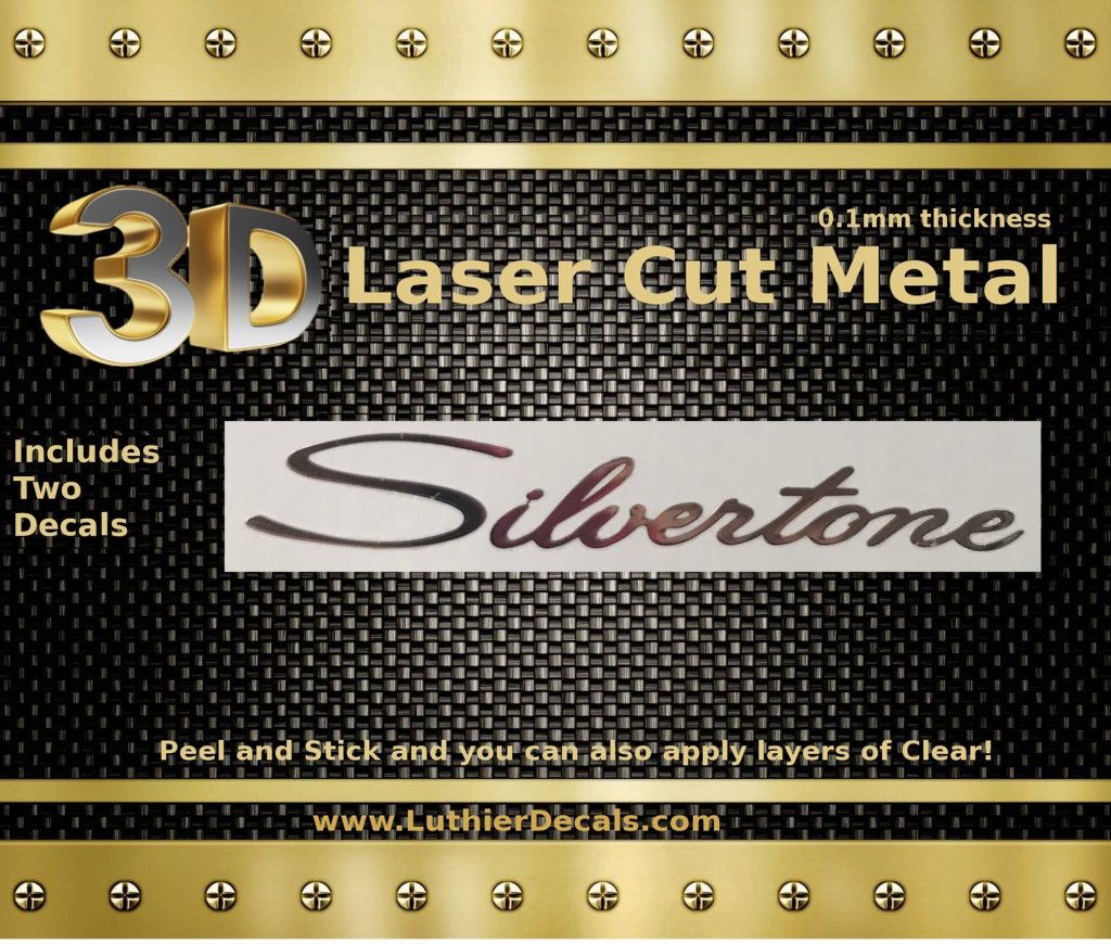 Silvertone Guitar Decal M90