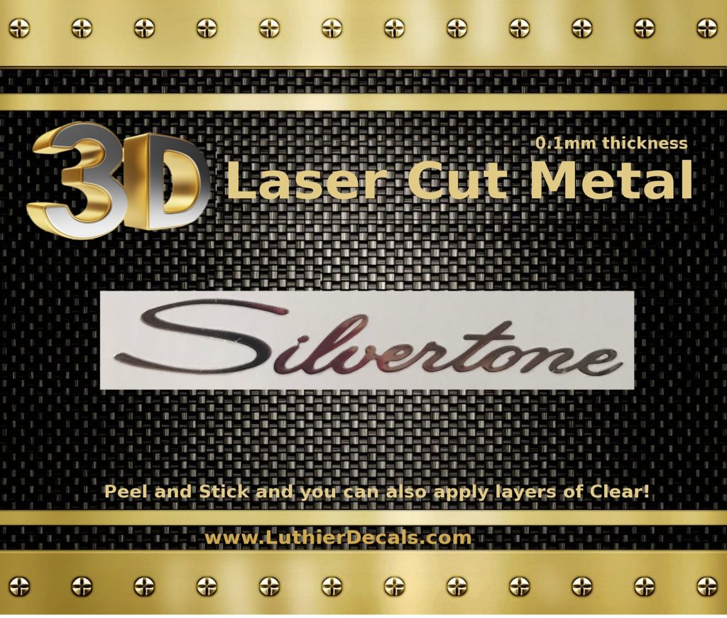 Silvertone Guitar Decal M90b