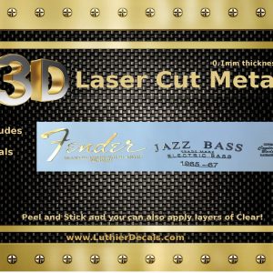 Fender Jazz Bass Guitar Decal M93
