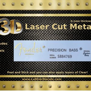 Fender Precision Bass Guitar Decal M94