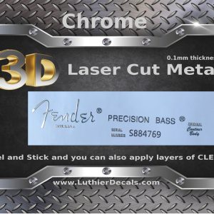 Fender Precision Bass Guitar Decal M95b